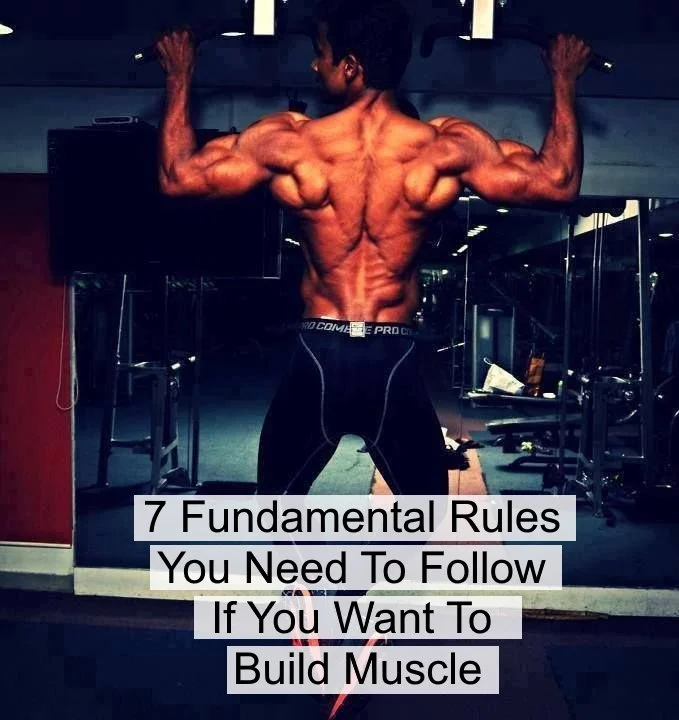 7 essential rules for building muscle effectively