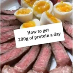 Healthy foods for daily protein intake of 200 grams
