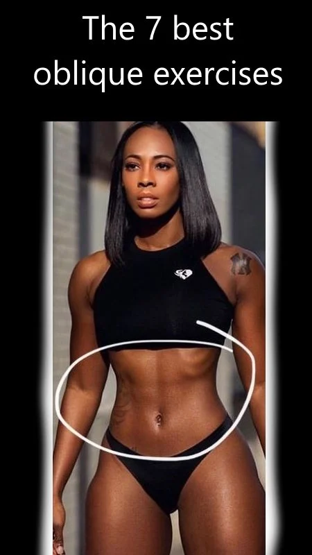 A person performing oblique exercises to strengthen side abs.