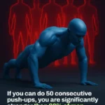 Person doing push ups as a health fitness exercise