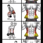 FitnessLABO Instagram post on how to achieve a slim waist with exercises.