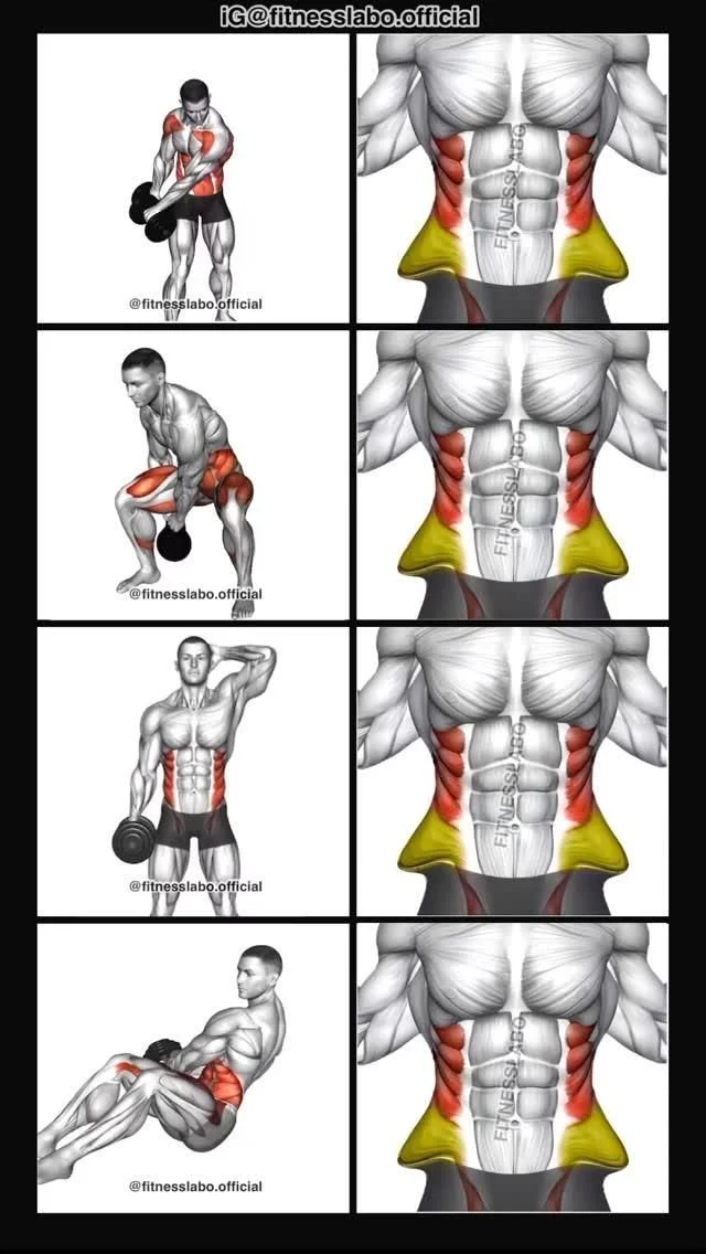 FitnessLABO Instagram post on how to achieve a slim waist with exercises.