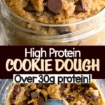 Delicious protein cookie dough with over 30 grams of protein in each serving.