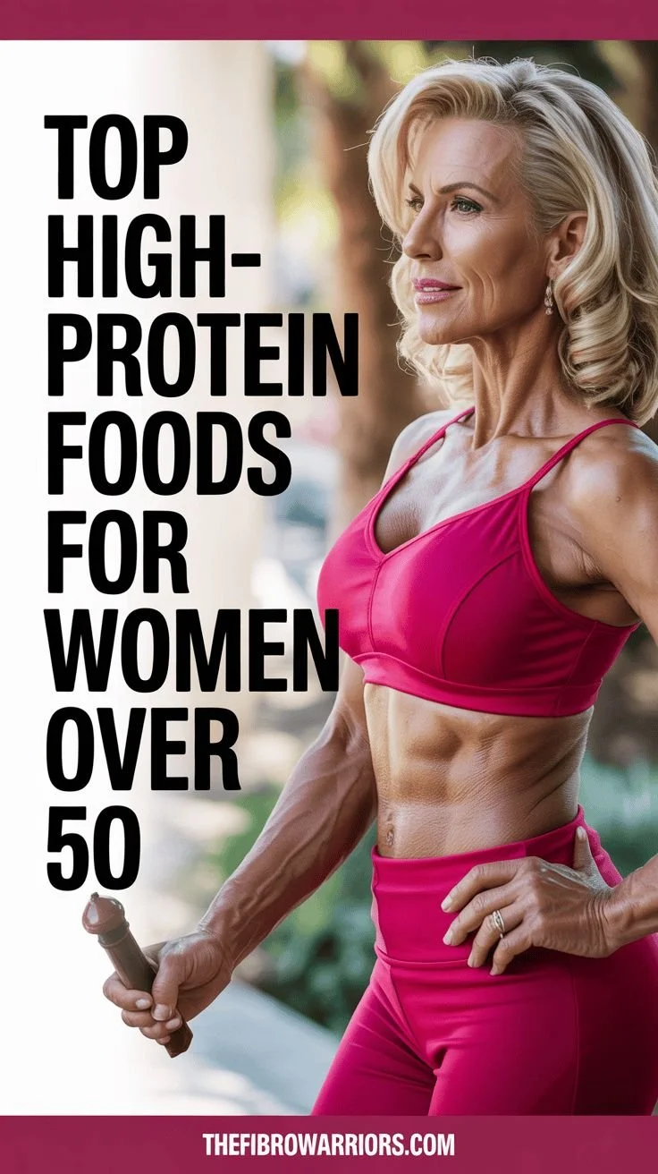 Nutrition 5 Selection of high-protein foods suitable for women over 50