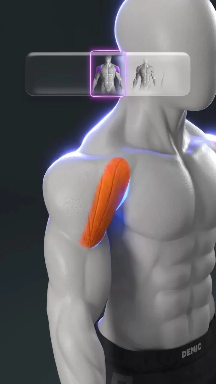 Dumbbell shoulder workout focusing on all three heads with a push-up trick.