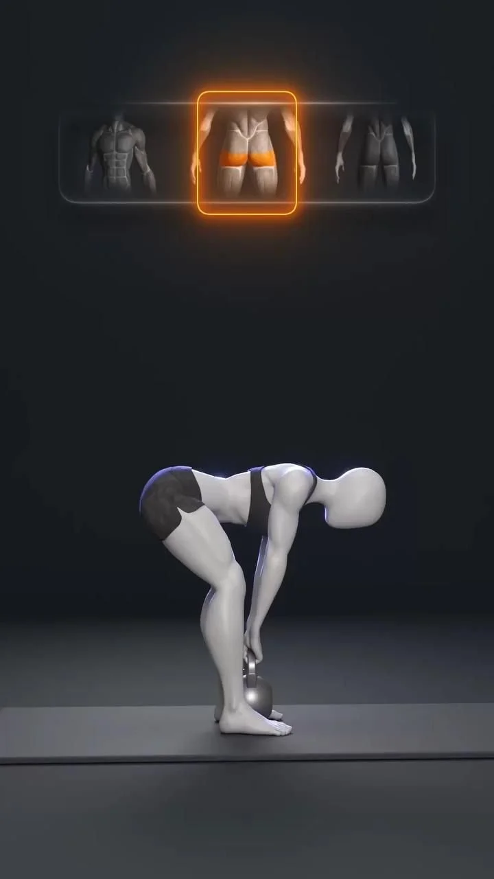 Glutes & Hamstrings on Fire with ONE Kettlebell! (Must-Try Exercise)

You need to add this single-leg kettlebell RDL variation to … [Video] in 2025 | Workout, Gym workouts, Fitness