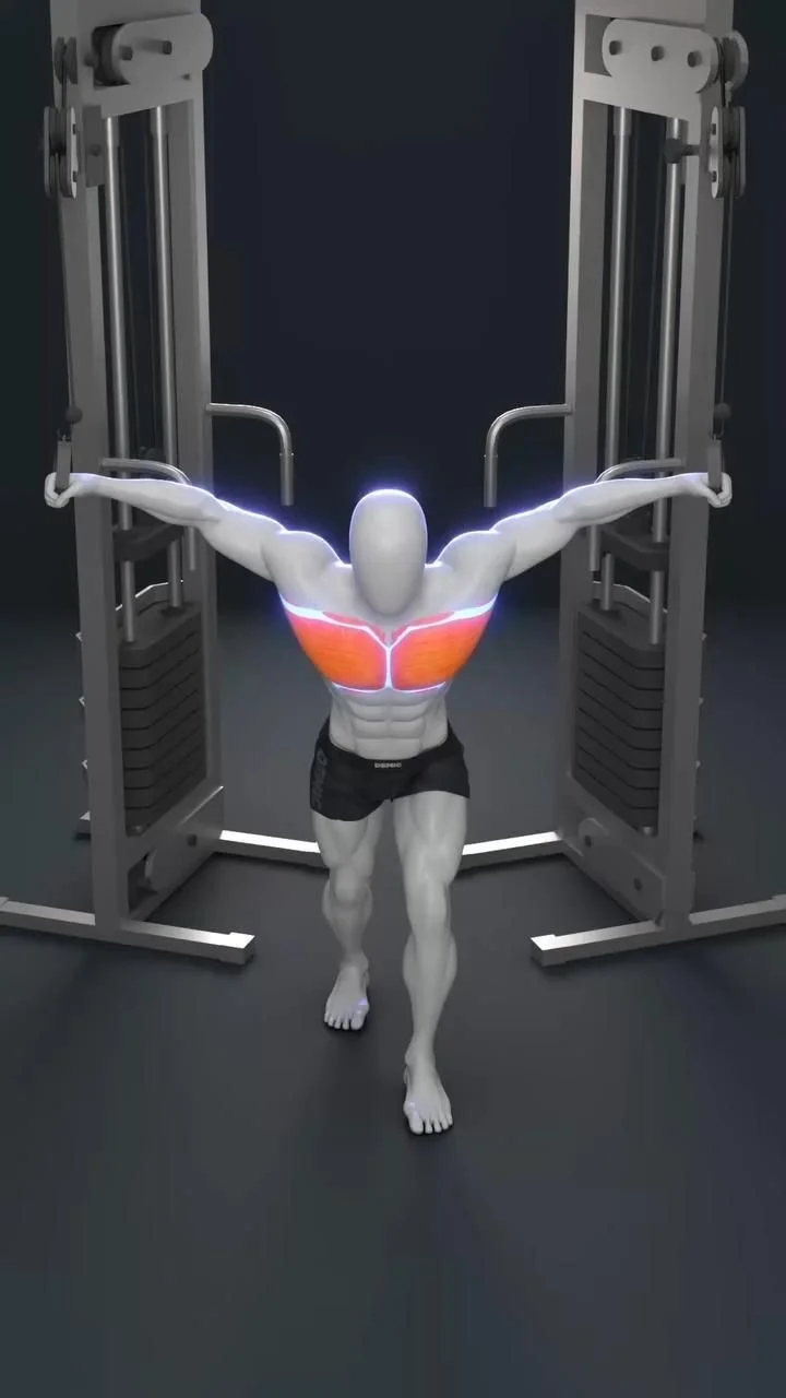 High-to-Low vs. Mid Cable Fly for chest building workout