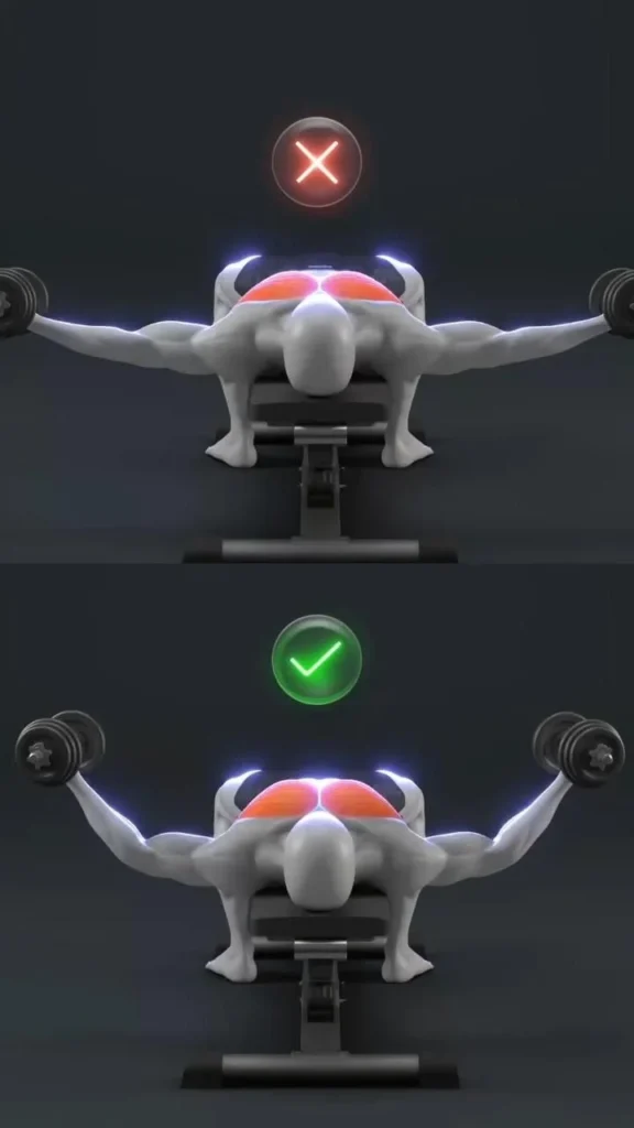 Maximize pec contraction during dumbbell flies for an effective chest workout.