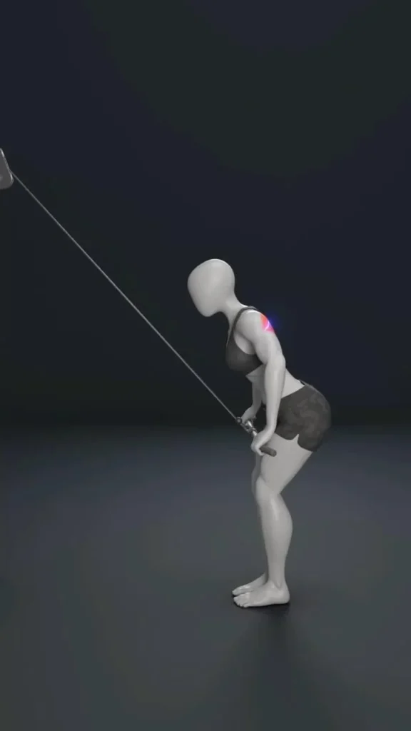 Demonstration of a dumbbell shoulder routine targeting front, side, and rear delts.