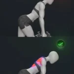 Demonstrating perfect Bent-Over Row form for optimal back growth