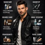 Men's grooming essentials guide for confidence and sharp looks.