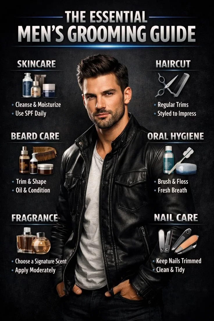 The Essential Men's Grooming Guide: Look Sharp, Feel Confident | A-Z Tips