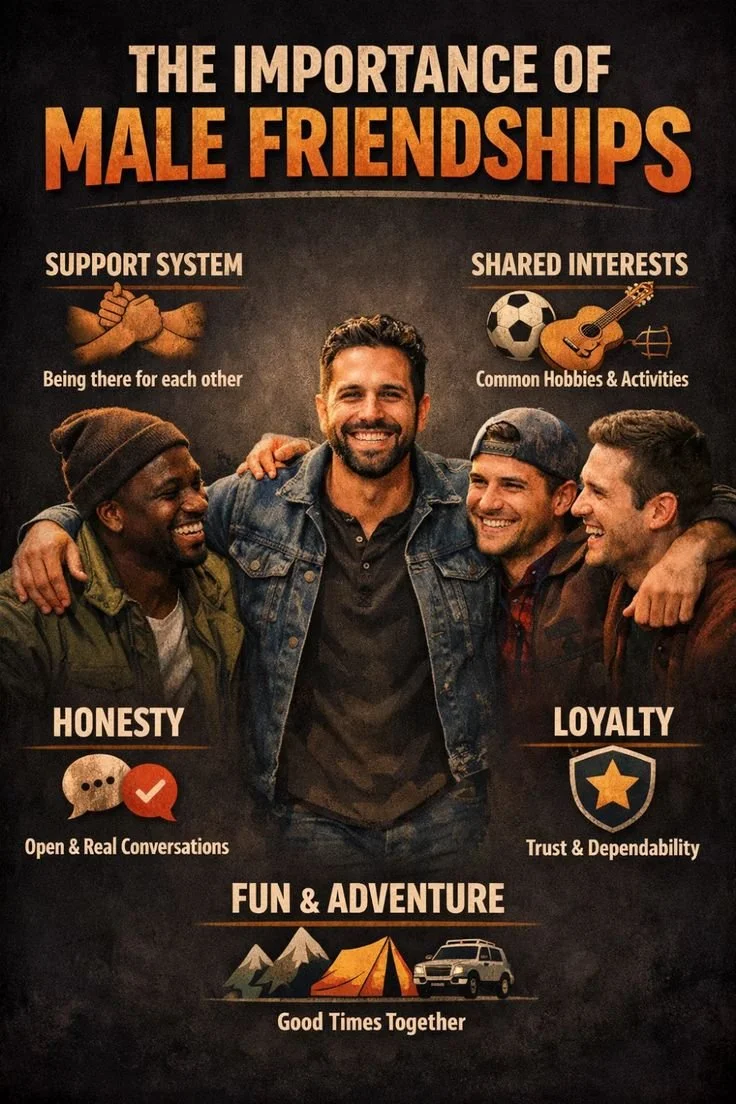 The Importance of Strong Male Friendships: Building Your Tribe & Support System