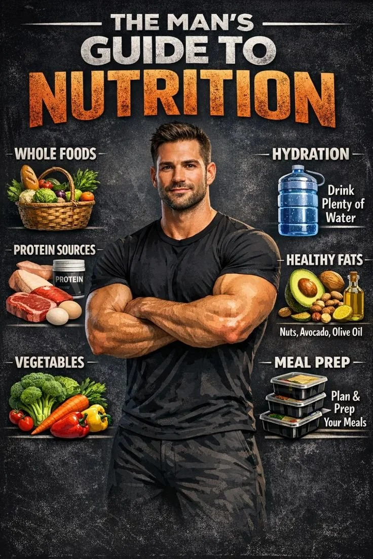 Home 11 A man preparing healthy meals based on optimal nutrition for health and performance.