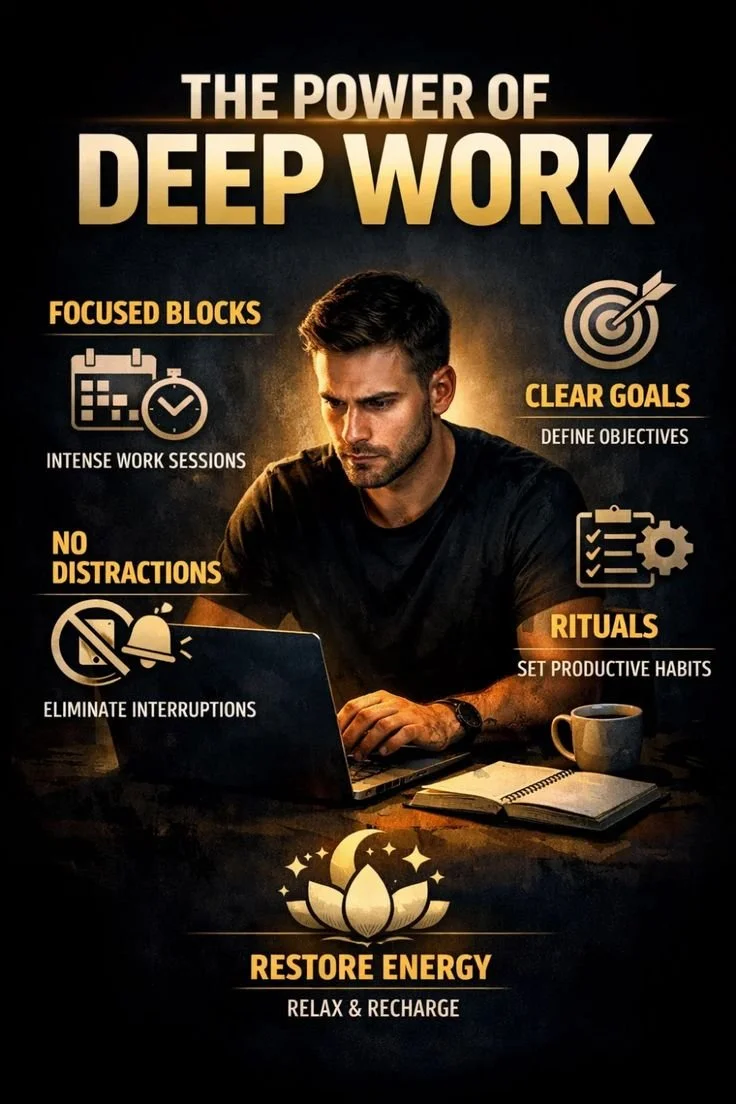 The Power of Deep Work: How to Focus Without Distraction & Achieve Peak Output
