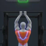 Man demonstrating pull-up grip change for achieving V-Taper