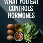 Healthy foods that promote hormone balance and overall wellness.