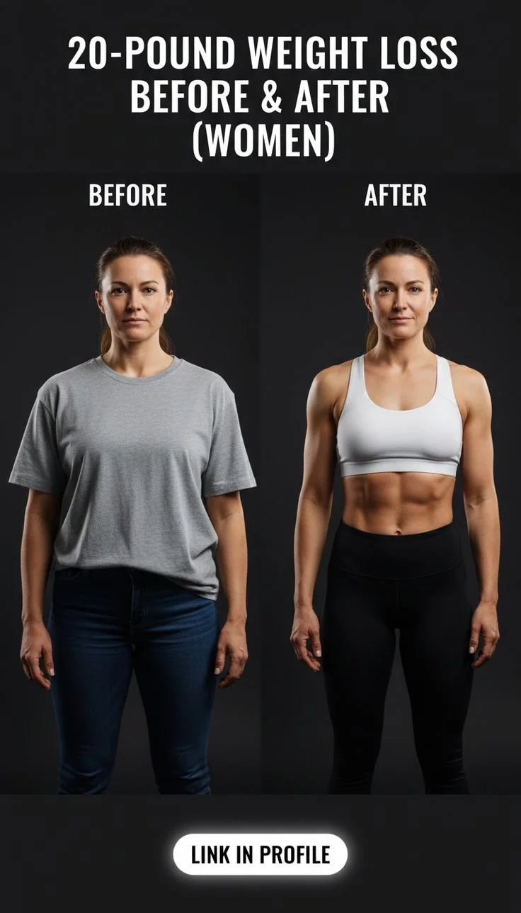 20 Pound Weight Loss Before & After Women: Real Transformations & How They Did It