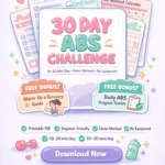 30 DAY ABS CHALLENGE 🔥 Flat Stomach at Home (Beginner Friendly!) 18 30-day abs challenge for a flat stomach at home, beginner-friendly workouts