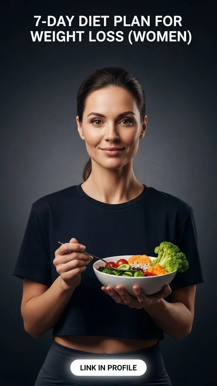 7-Day Diet Plan for Weight Loss (Women)