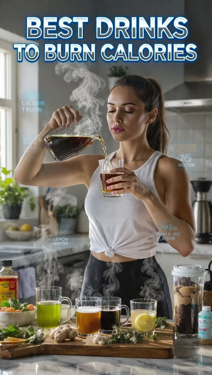 Refreshing drinks to burn calories and boost metabolism
