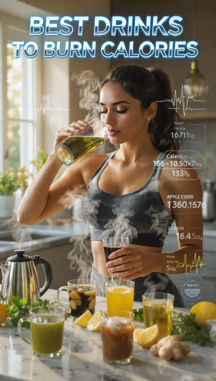 Various fat-burning drinks for boosting metabolism naturally