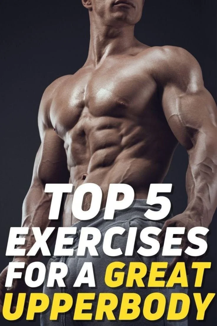 Effective exercises for building upper body strength in arms, chest, and back.