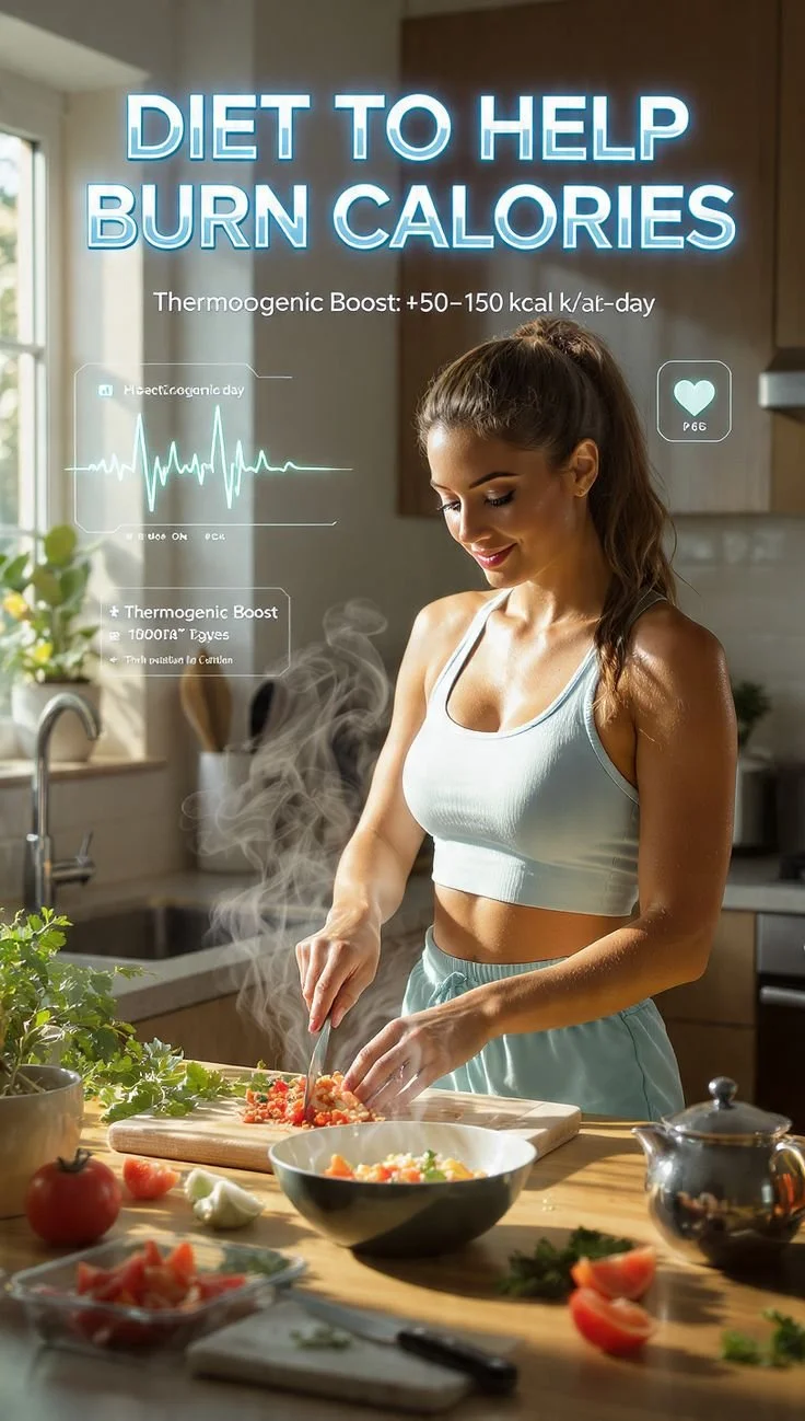 Healthy foods that support fat loss and calorie burning.