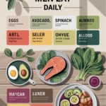 Eat Like a Focused Man 18 Plate of nutritious food for a focused man aiming for productivity.