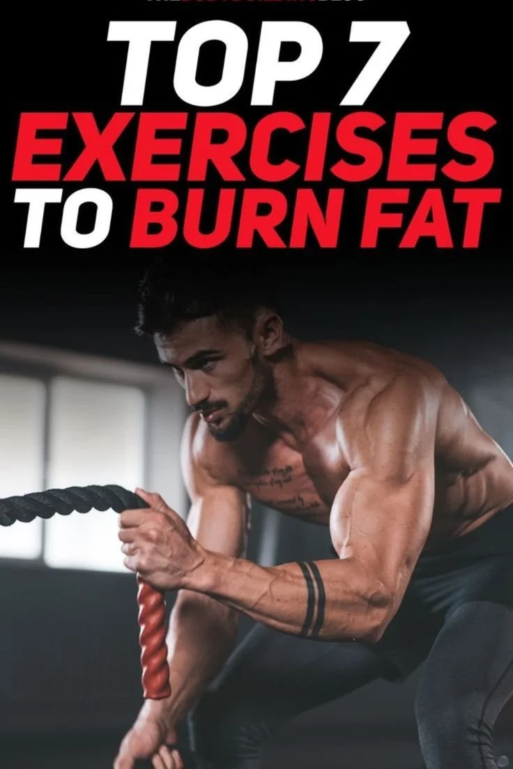 A collection of fat-burning exercises for effective calorie burning and weight loss