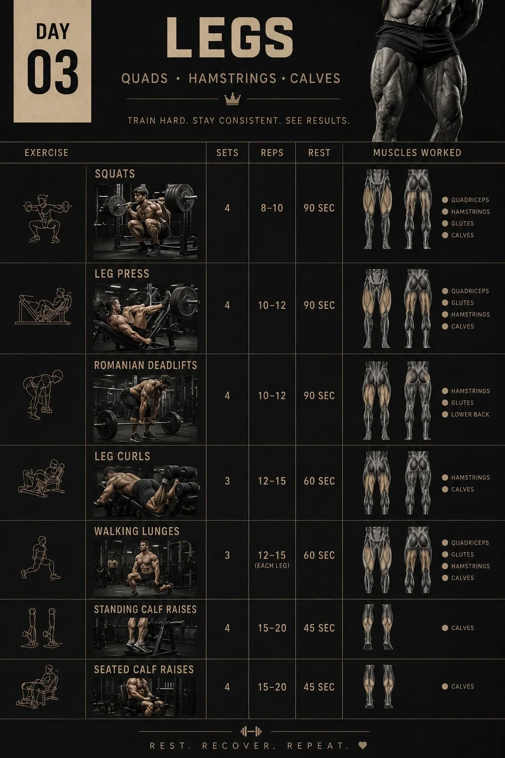 Try these leg workout plan